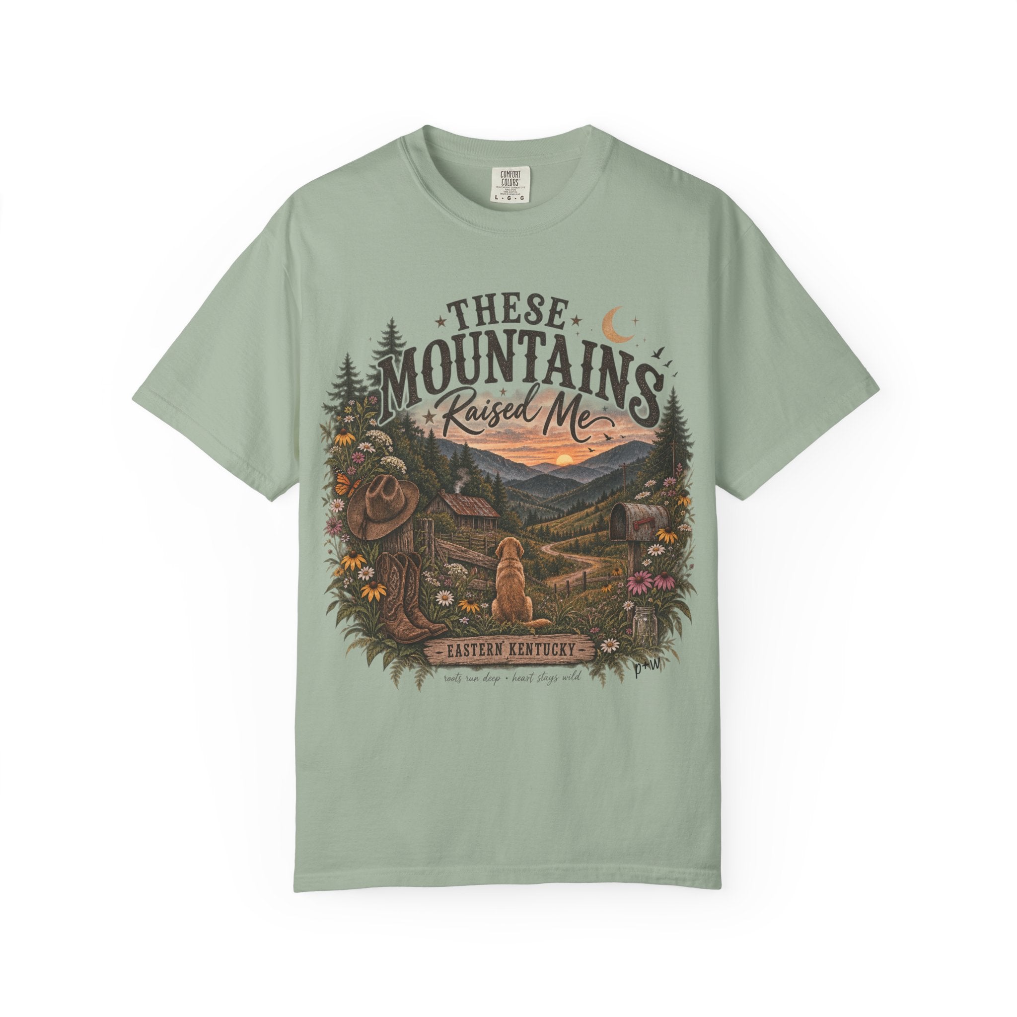 These Mountains Raised Me Tee