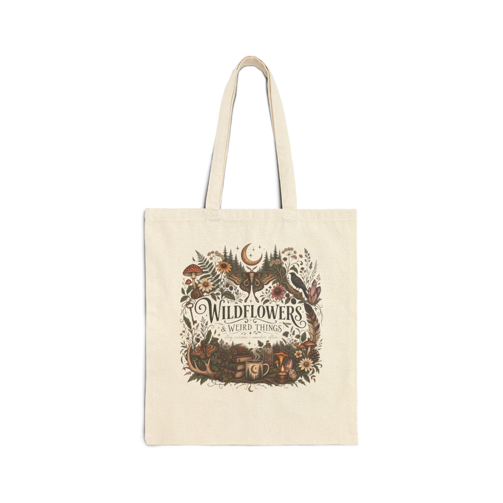 Wildflowers & Weird Things Tote Bag