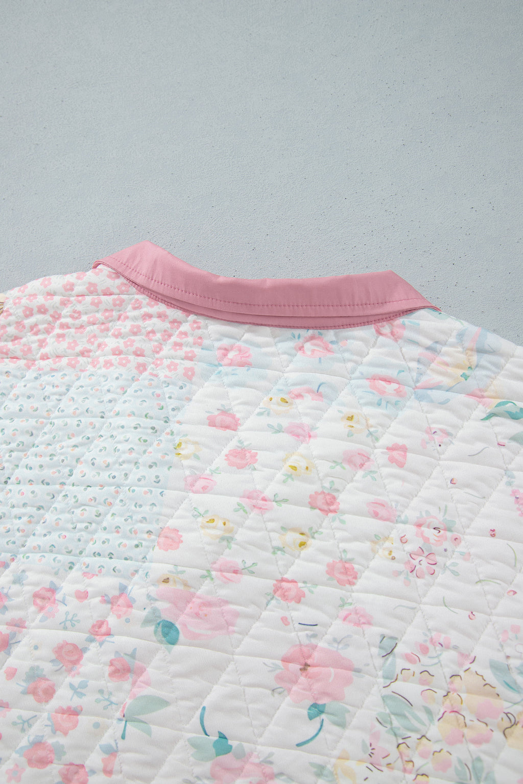 Blush & Cozy Quilted Sweatshirt