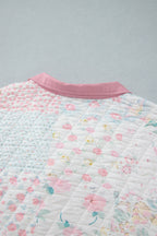 Blush & Cozy Quilted Sweatshirt
