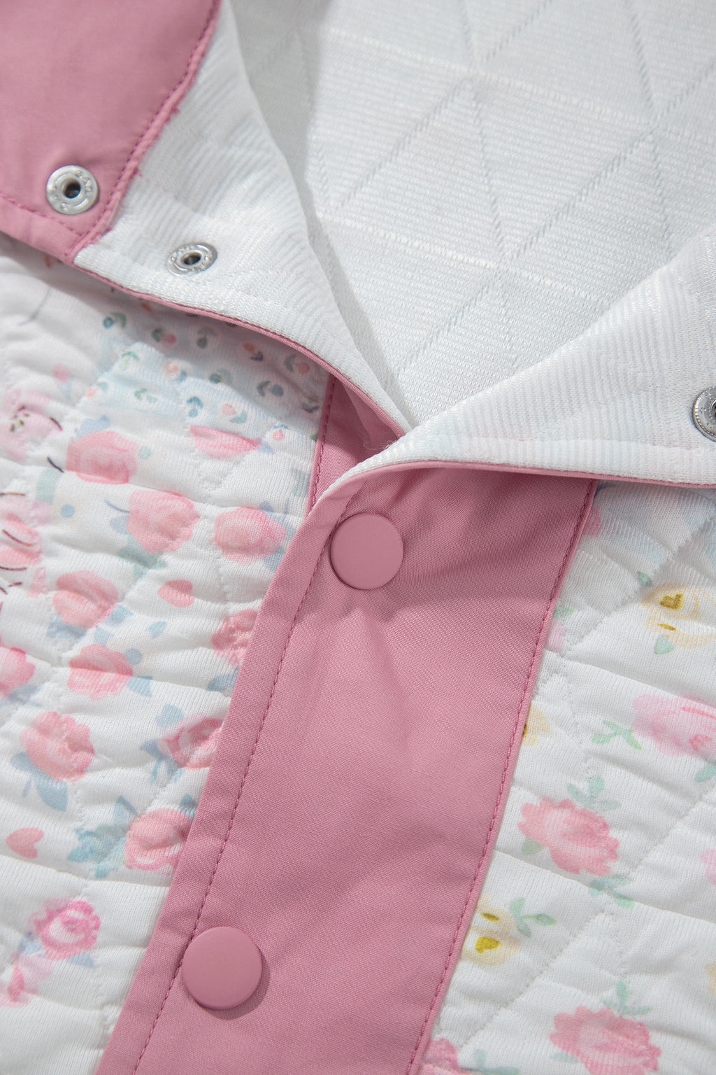 Blush & Cozy Quilted Sweatshirt