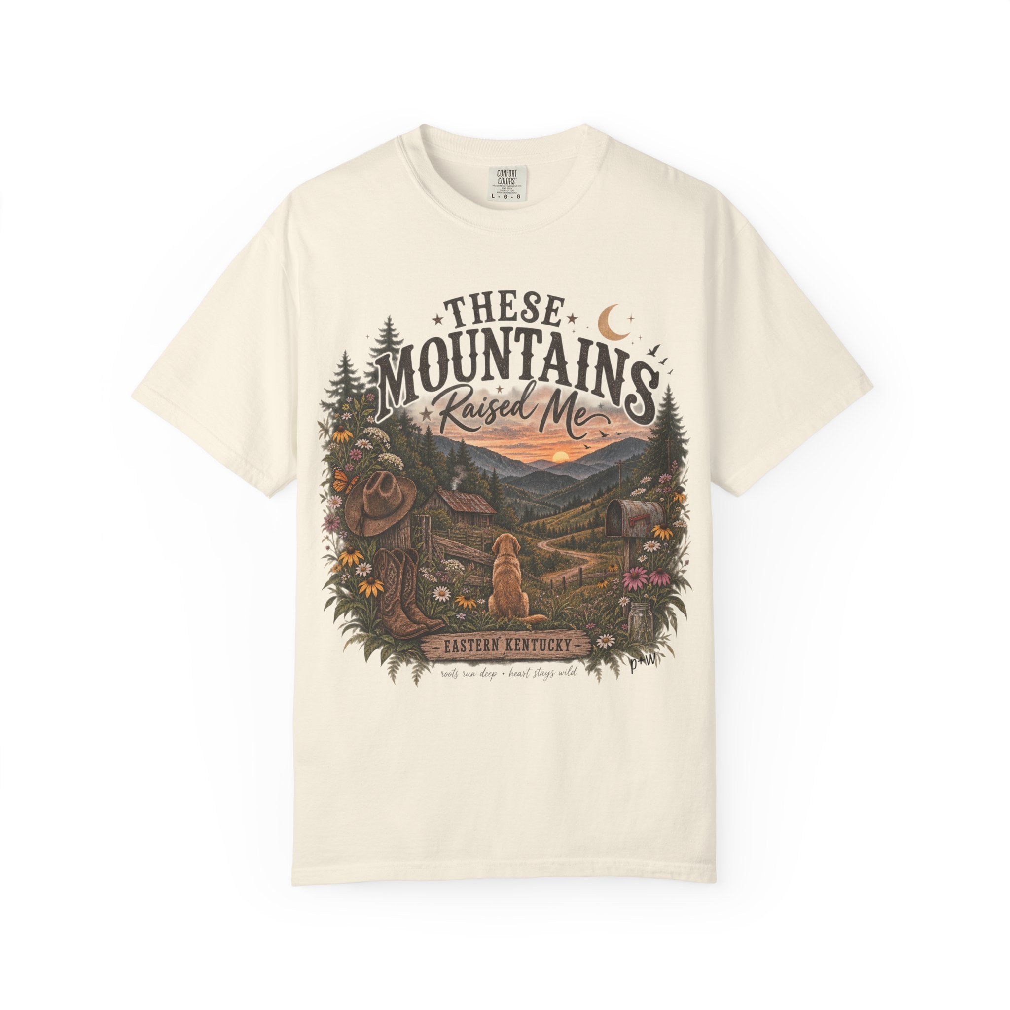 These Mountains Raised Me Tee