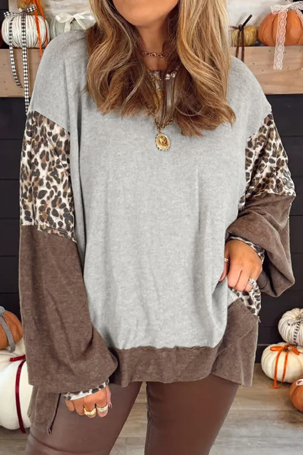 Wild Side Patchwork Sweatshirt