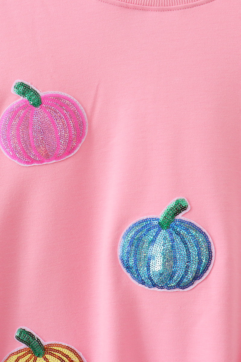 Pumpkin Sparkle Mama & Me Sweatshirt