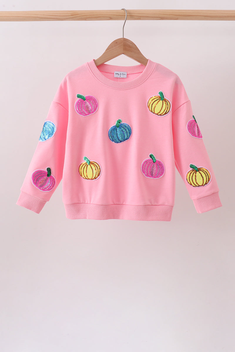 Pumpkin Sparkle Mama & Me Sweatshirt