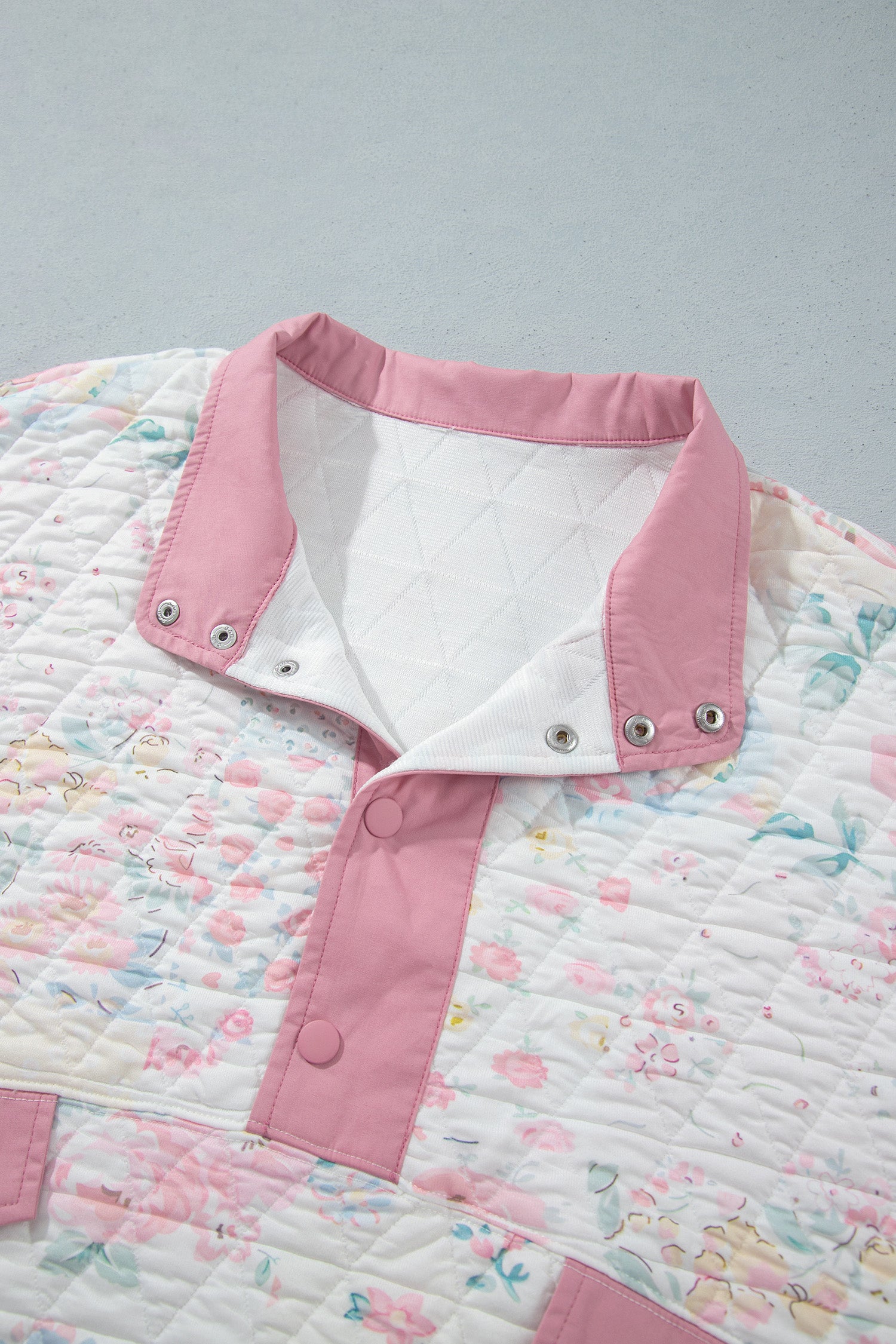 Blush & Cozy Quilted Sweatshirt