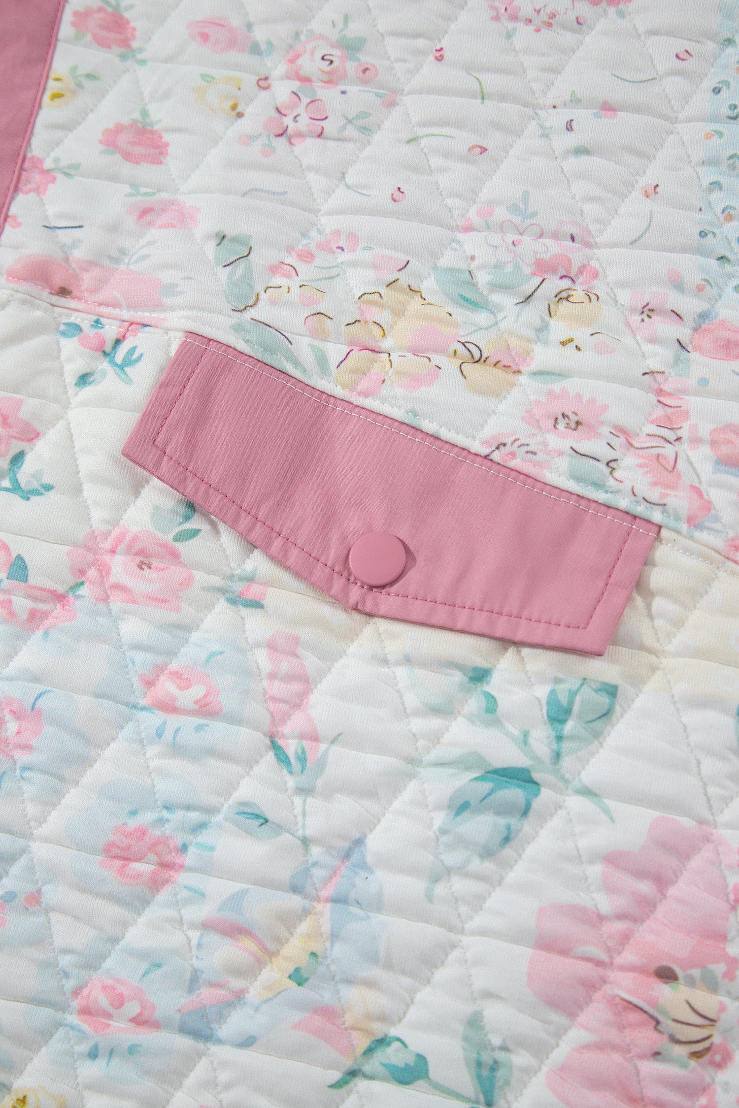 Blush & Cozy Quilted Sweatshirt