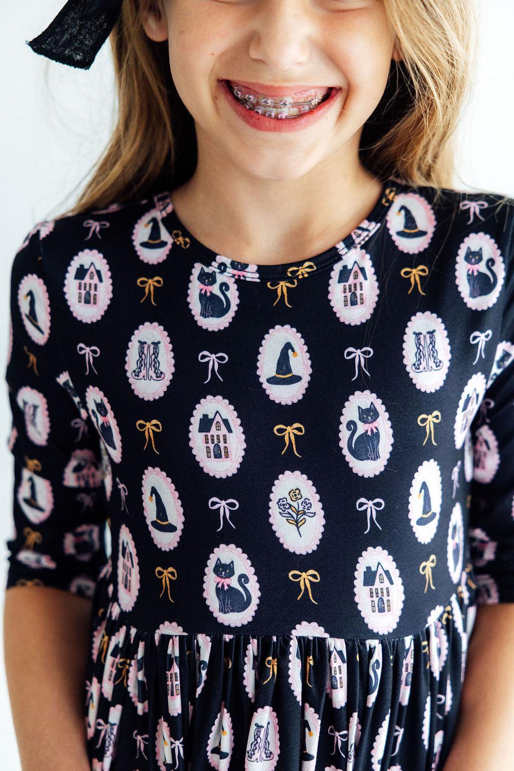 Little Witch Portrait Twirl Dress